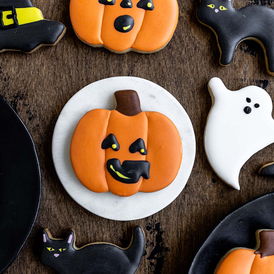 Halloween Decorated Cookie Set